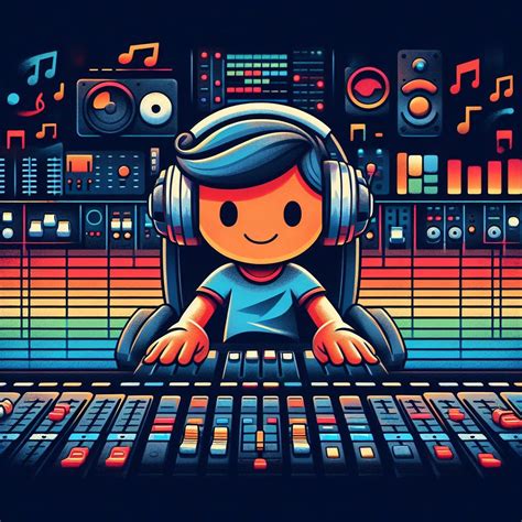 Download Music Producer Audio Studio Royalty Free Stock Illustration