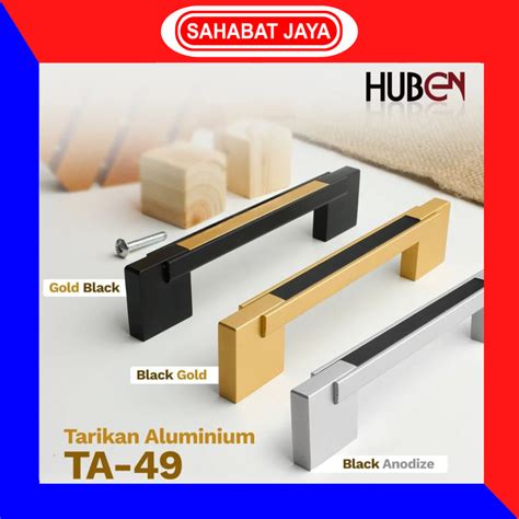 Jual Huben Handle Tarikan TA 49 96 128 160 192 224 Black Gold Anodize