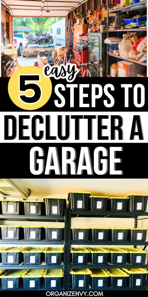 How To Declutter Your Garage Now 5 Foolproof Steps Garage Storage Inspiration Garage