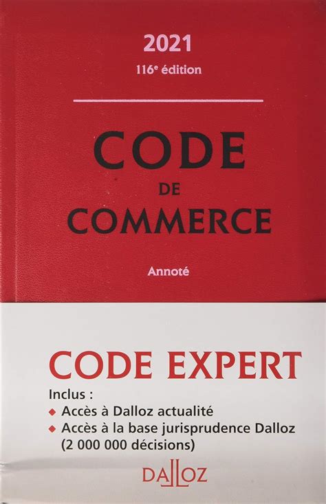 Amazon Fr Code De Commerce Dalloz Livres