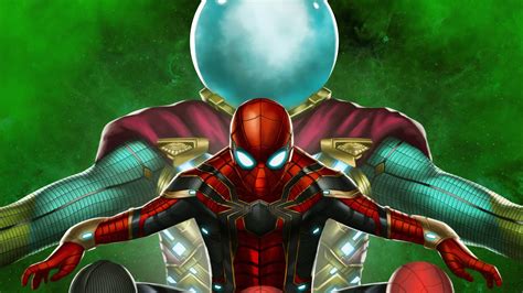 Downloaden Giant Mysterio Und Spider Man Wallpaper