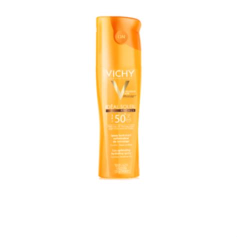ВИШИ СОЛЕЙ ХИДРАТИРАЩ СПРЕЙ ЗА БРОНЗОВ ТЕН SPF 50 200 МЛ. / VICHY IDEAL ...