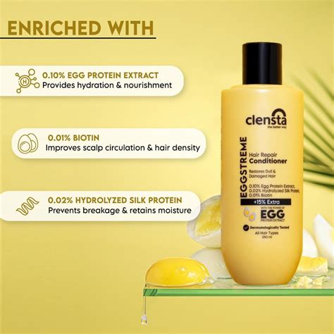 Buy Clensta Eggstreme Hair Conditioner With Egg Protein For Nourishment