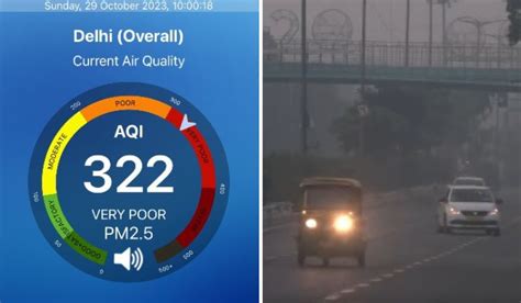 Delhi Air Quality Back In Very Poor Category Noida And Gurugram Also