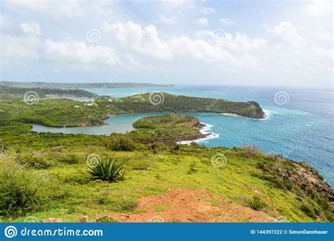 View From Shirley Heights To The Coast Of Antigua Paradise Bay At