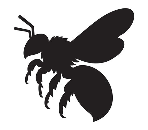 Africanized honey bee silhouette icon. Vector image. 37368418 Vector ...