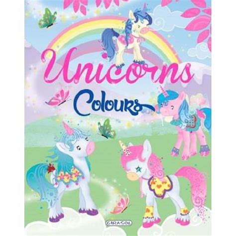 Carte De Colorat Unicorns Colours Verde Editura Girasol Esteto Ro