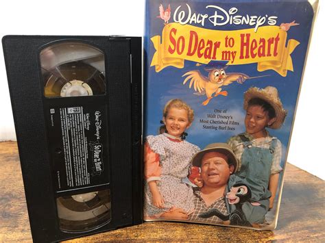 Walt Disney So Dear To My Heart Vhs Movie Vhs Tape Etsy Hong Kong