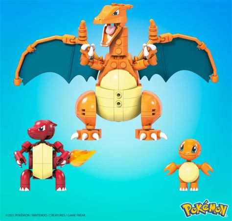 Mega Construx Pokemon Charmander Evolution Set Wholesale