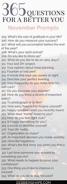 12 365 Questions Ideas 365 Questions How To Better Yourself Journal