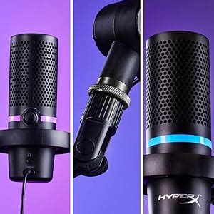 Hyperx Duocast Usb Gaming Microphone Black Rgb Lighting P E Aa