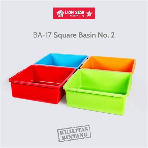 Jual Lion Star Bak Tahu Kotak Baskom Ba Square Basin No Plastik