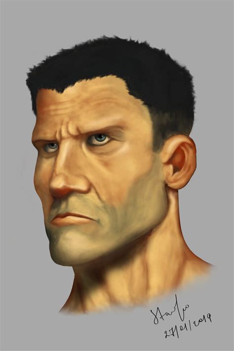 male face painting techniques study stanislav nichev  artstation