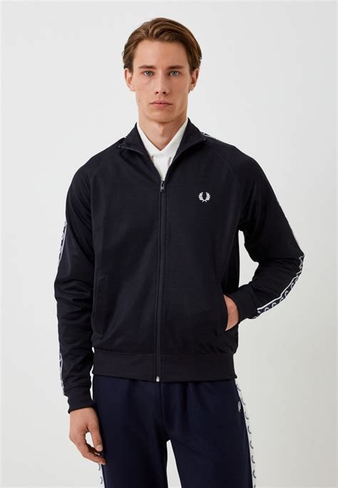 Олимпийка Fred Perry цвет синий RTLACY688001 купить в интернет