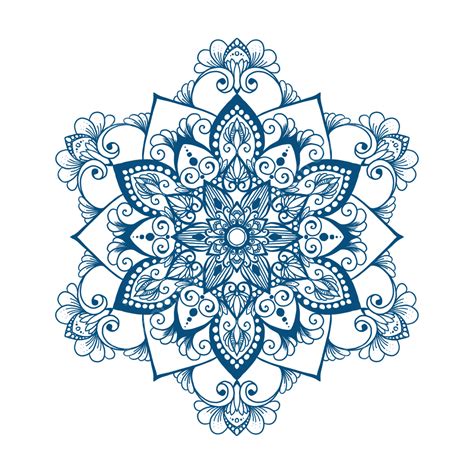 Mandala Azul Png Grapichs Ilustra O Mandala Imagem Png E Psd