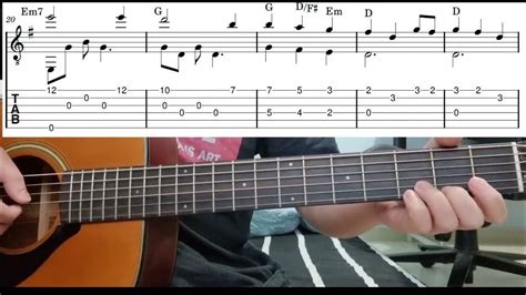 Scarborough Fair Simon And Garfunkel Easy Fingerstyle Guitar Playthrough Tutorial Lesson With