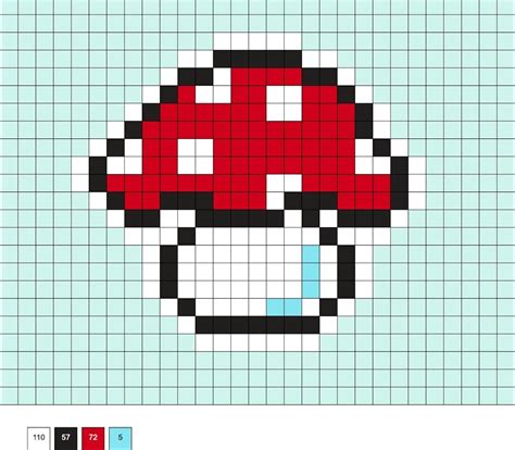 Mushroom Perler Beads 25 Patterns Diy Candy