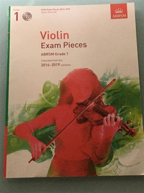 Abrsm Grade 1 Violin Exam Pieces From 2016 2019 And 2005 2007 Syllabus