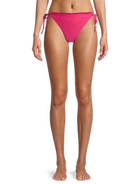 Xoxo Women S Ruffle Tie Sides Bikini Swimsuit Bottoms Walmart