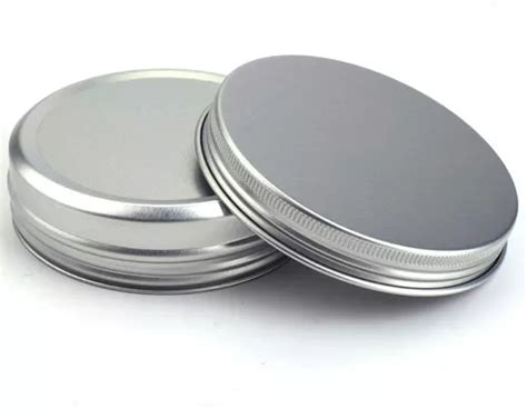 Hulless 2 Ounce Aluminum Tin Jar Refillable Containers 60 Ml Envío gratis