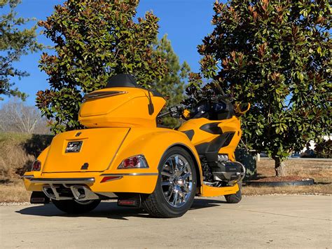 The NEW Yellow Goldwing Trike! A Custom Automatic Goldwing Custom Painted Yellow — UNB Customs ...