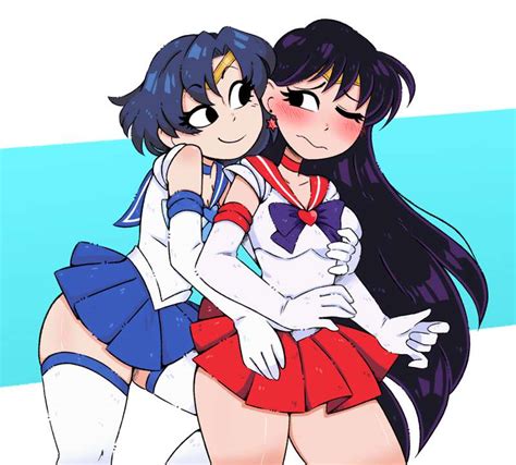 Rule 34 2girls Advancing Ami Mizuno Arm Gloves Bishoujo Senshi Sailor Moon Blush Blushing