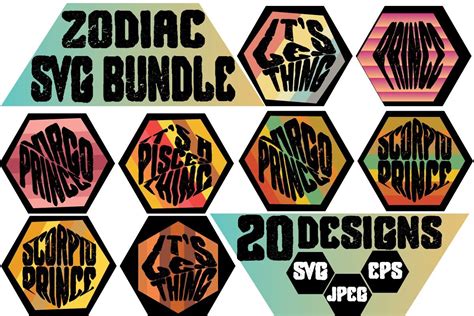 Zodiac Svg Bundle Bundle · Creative Fabrica