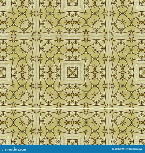 Ancient Modern Baroque Pattern Stock Photography