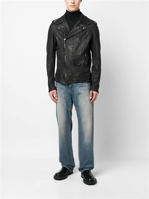 Leather Biker Jacket Salvatore Santoro Eraldo