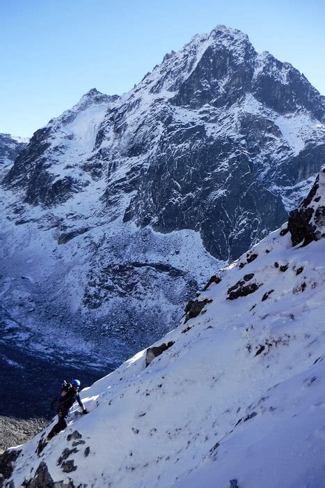 Climbing in the Himalayas