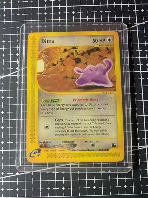 Pokemon Ditto Skyridge 51 144 Common Hobbies Toys Toys Games On