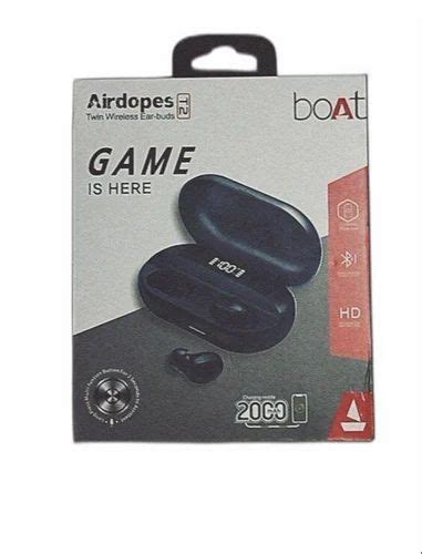 Black Boat Airdopes T2 Wireless Bluetooth Headphones Earbuds At Rs 600 In Jaipur