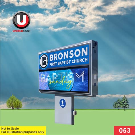 High Quality Outdoor Digital Led Electronic Church Signs