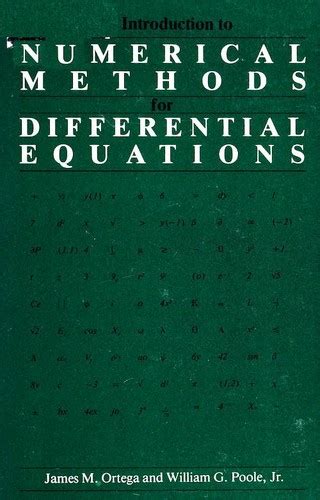 An Introduction To Numerical Methods For Differential Equations By