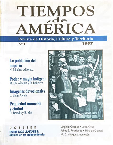 Revista Tiempos De Am Rica Centro De Investigaciones Hist Ricas De