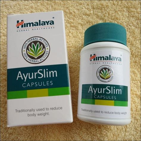 Himalaya Ayurslim Helps Weight Lose Naturally Herbal Capsules 60Pcs