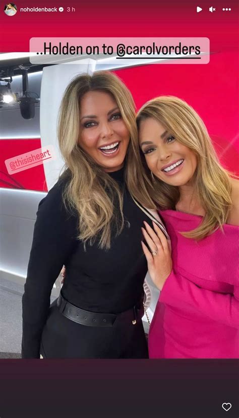 Amanda Holden Cheekily Grabs Carol Vorderman S Boob In Racy Off Air