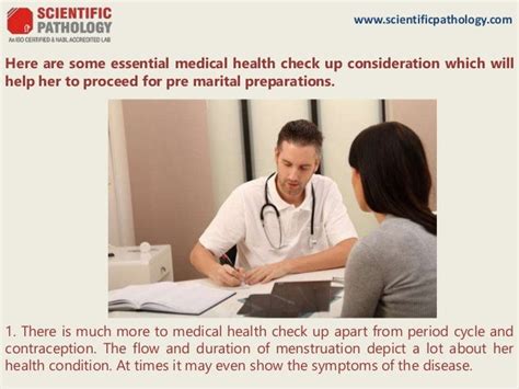 Essential Medical Health Check Up For Pre Marital