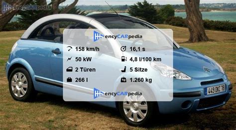 Citroën C3 Pluriel 1 4 HDi Technische Daten 2006 2010 Leistung