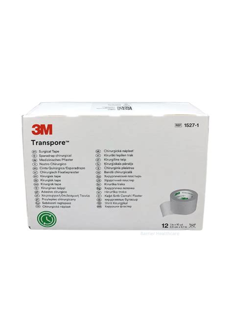 M Transpore Medical Tape Cm Barrier Healthcare