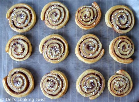 Brioches suédoises à la cannelle ou Kanelbullar Del s cooking twist