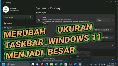 Cara Mengubah Ukuran Taskbar Menjadi Lebih Besar Pada Windows 11 Icon