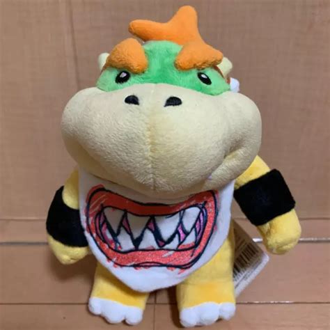 Official Sanei Super Mario Bowser Jr Plush Nintendo Japan Ultra Rare