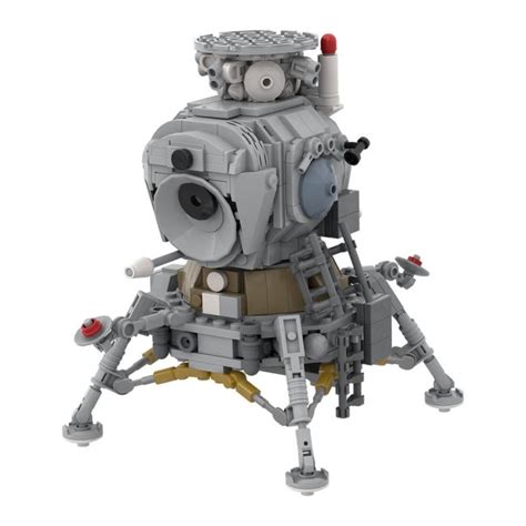 MOC-120447 1/35 Lunar Lander Spacecraft Model(619PCS) | Letbricks