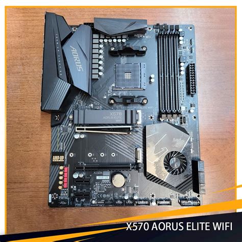 X570 Aorus Elite Wifi Motherboard Am4 4xddr4 128gb Atx For Gigabyte Desktop Mainboard