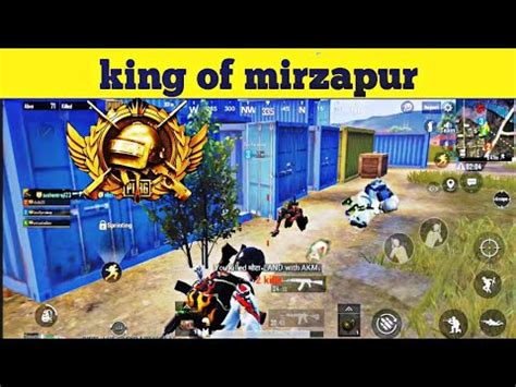 King Of Mirzapur Pubg Mobil Gameplay Video Mb Crew Gaming Youtube