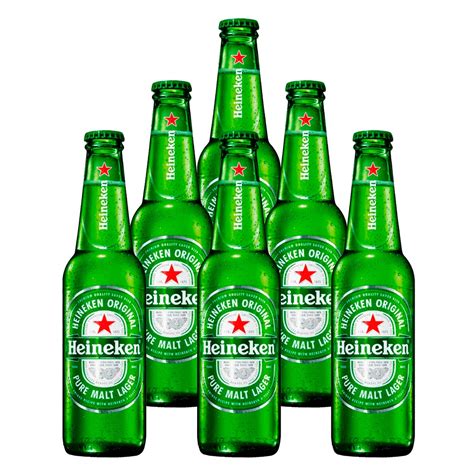 Cerveja Heineken Long Neck 330ml 6 Unidades Shopee Brasil