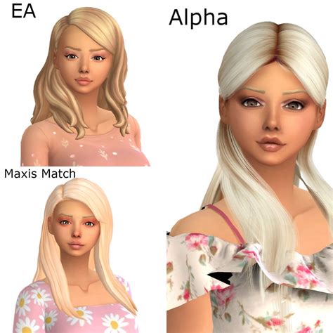 Sims 4 Maxis Match Vs Alpha Cc Sexiezpix Web Porn