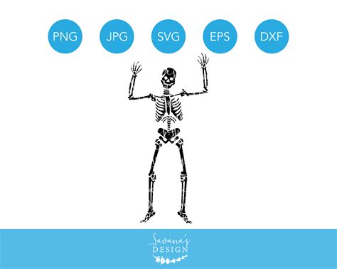 Skeleton SVG Skeleton Silhouette SVG Halloween Skeleton SVG