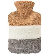 Amazon Olivialiving Hot Water Bottle With Classic Striped Cover L Hot Water Bag For